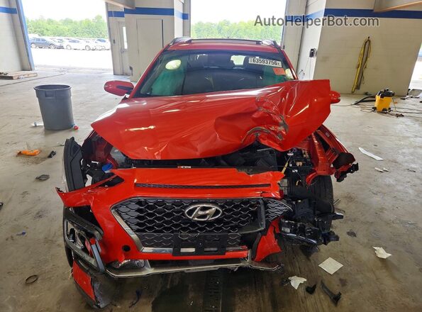 KM8K5CA5XLU521547 2020 HYUNDAI KONA Orange Widok z przodu