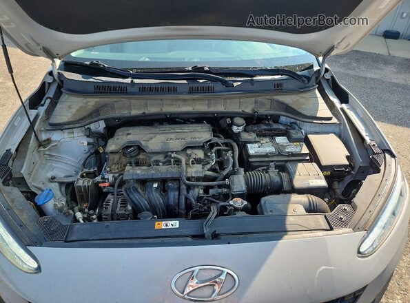 KM8K62AB1NU774644 2022 HYUNDAI KONA Gray Շարժիչի բաժամունքի տեսք