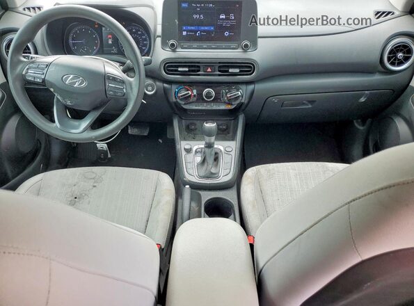 KM8K62AB1NU821963 2022 HYUNDAI KONA Charcoal Вид панелі приладів