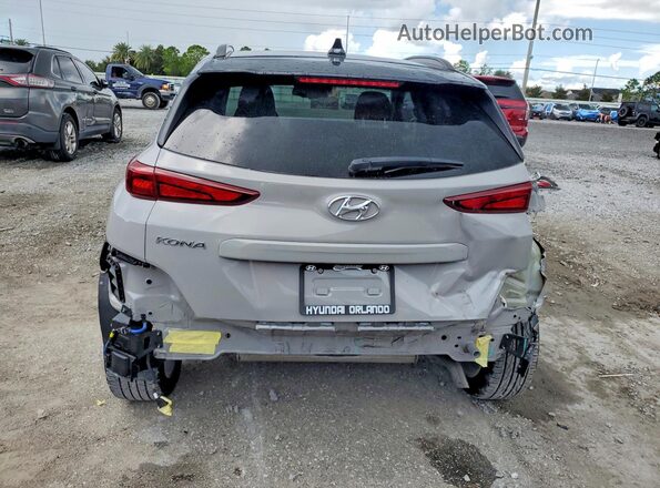 KM8K62AB7PU005455 2023 HYUNDAI KONA Gray Rear view