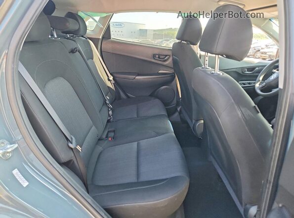 KM8K62AB9NU887855 2022 HYUNDAI KONA Teal Widok tylnych siedzeń