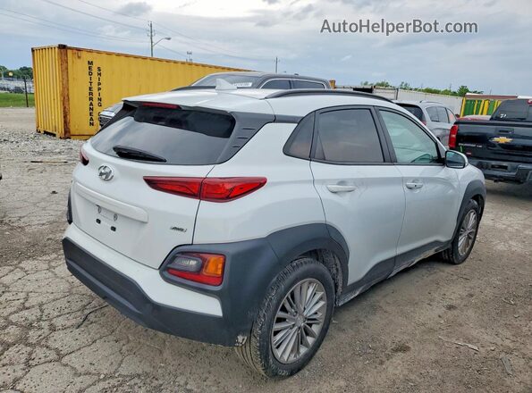 KM8K6CAA0KU323455 2019 HYUNDAI KONA White Rear right
