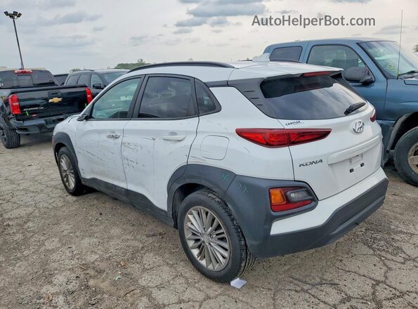 KM8K6CAA0KU323455 2019 HYUNDAI KONA White Rear left