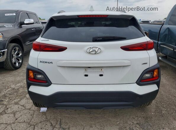 KM8K6CAA0KU323455 2019 HYUNDAI KONA White Rear view