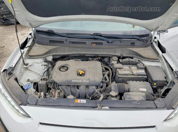 KM8K6CAA0KU323455 2019 HYUNDAI KONA White Engine compartment view