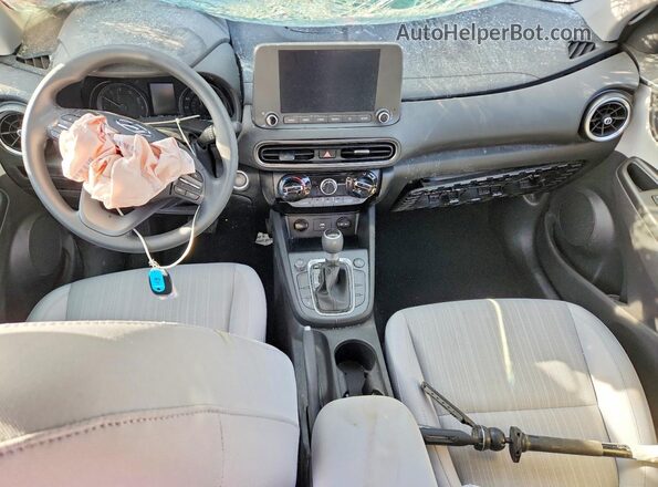 KM8K6CAB2PU040359 2023 HYUNDAI KONA Red წინა პანელის ხედი