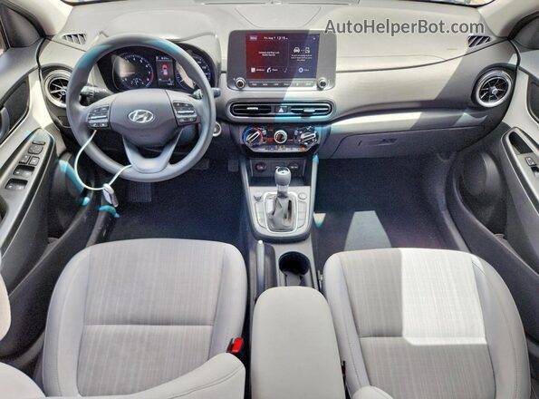 KM8K6CAB2PU042192 2023 HYUNDAI KONA Silver Вид панелі приладів