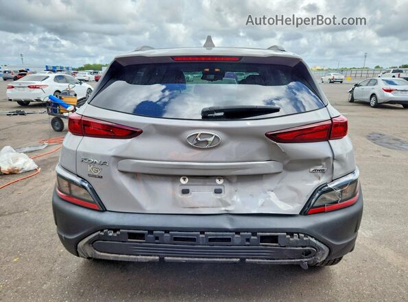 KM8K6CAB2PU042192 2023 HYUNDAI KONA Silver Вид ззаду
