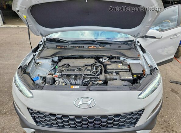 KM8K6CAB2PU042192 2023 HYUNDAI KONA Silver Вид задньої частини салону