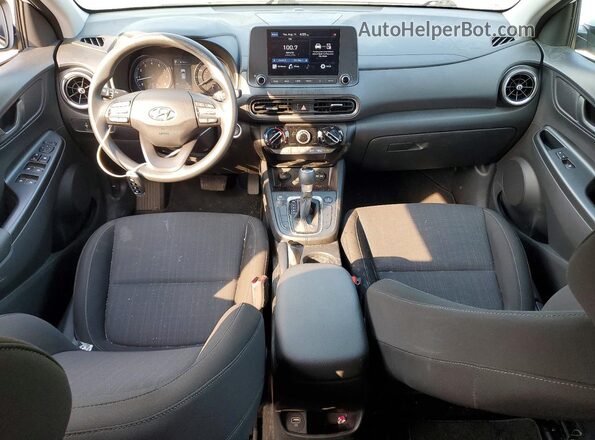 KM8K6CAB2PU981522 2023 HYUNDAI KONA White Vista del salpicadero