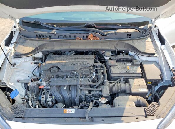 KM8K6CAB2PU981522 2023 HYUNDAI KONA White Vista del compartimento del motor