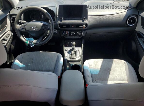 KM8K6CAB4PU967881 2023 HYUNDAI KONA White Առջևի վահանակի տեսք