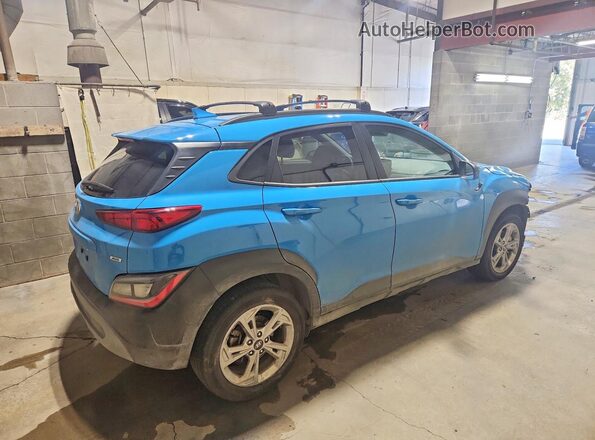 KM8K6CAB7PU939346 2023 HYUNDAI KONA Blue Tył prawy