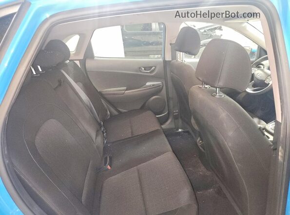 KM8K6CAB7PU939346 2023 HYUNDAI KONA Blue Widok wnętrza z tyłu