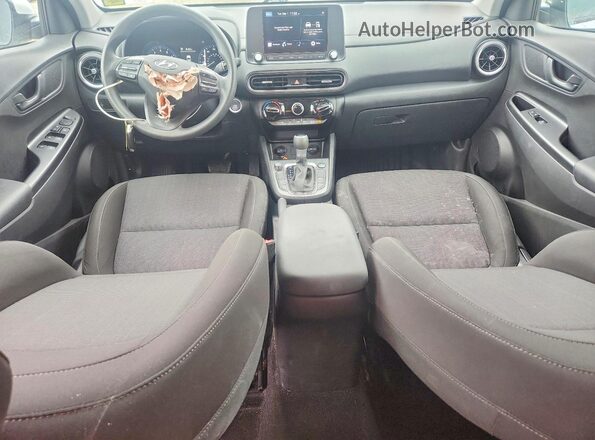 KM8K6CABXNU924305 2022 HYUNDAI KONA White წინა პანელის ხედი