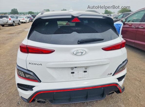 KM8KH3AC4PU012064 2023 HYUNDAI KONA White Հետևի տեսք