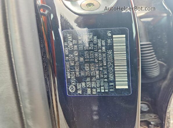 KM8KH3AC5PU006046 2023 HYUNDAI KONA Black Շարժիչի բաժամունքի տեսք
