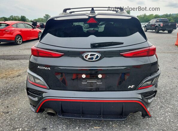 KM8KH3AC5PU006046 2023 HYUNDAI KONA Black Հետևի տեսք