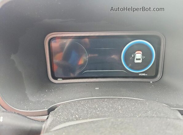 KM8KH3AC5PU006046 2023 HYUNDAI KONA Black Սարքավորումների վահանակի տեսք