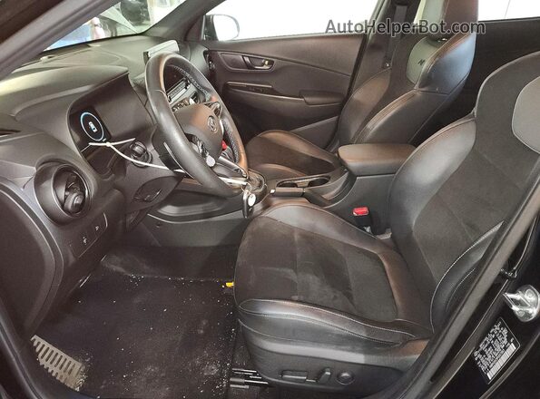 KM8KH3AC9PU007863 2023 HYUNDAI KONA Black Սալոնի դիմացի տեսք