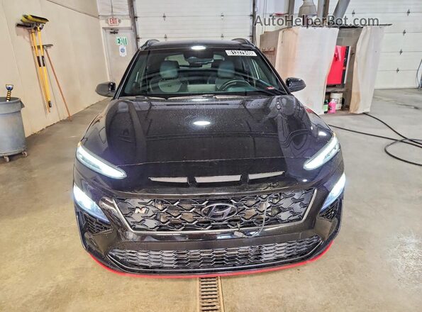 KM8KH3AC9PU007863 2023 HYUNDAI KONA Black Դիմացի տեսք