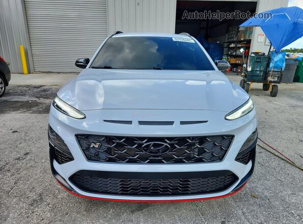 KM8KH3AC9PU009094 2023 HYUNDAI KONA Gray Front view