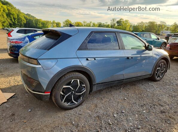 KM8KM4AE2NU070657 2022 HYUNDAI IONIQ Синий Задняя правая четверть