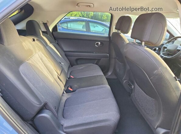 KM8KM4AE2NU070657 2022 HYUNDAI IONIQ Синий Вид задней части салона