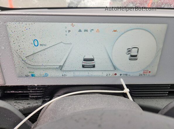 KM8KNDAF1PU201411 2023 HYUNDAI IONIQ Бирюзовый Вид щитка приборов
