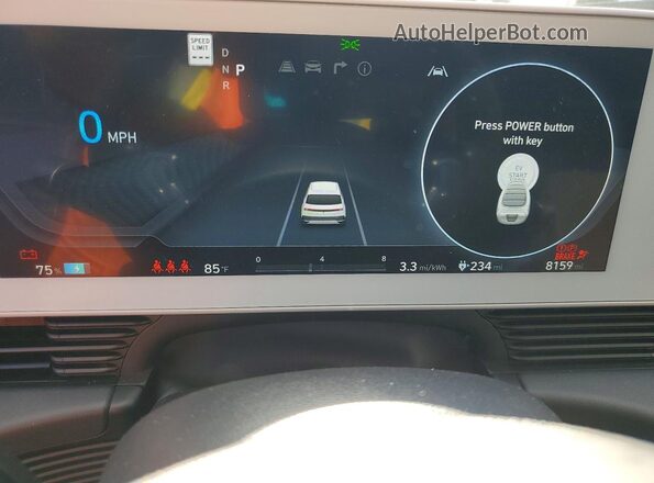 KM8KNDDF0RU278527 2024 HYUNDAI IONIQ Gray Widok zestawu wskaźników