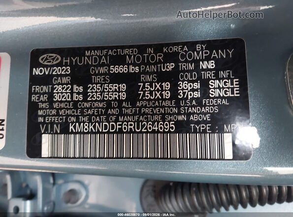 KM8KNDDF6RU264695 2024 HYUNDAI IONIQ 5 Blue ძრავის განყოფილების ხედი