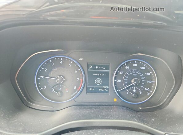 KM8R24HE9LU051756 2020 HYUNDAI PALISADE Black Vista del cuadro de instrumentos