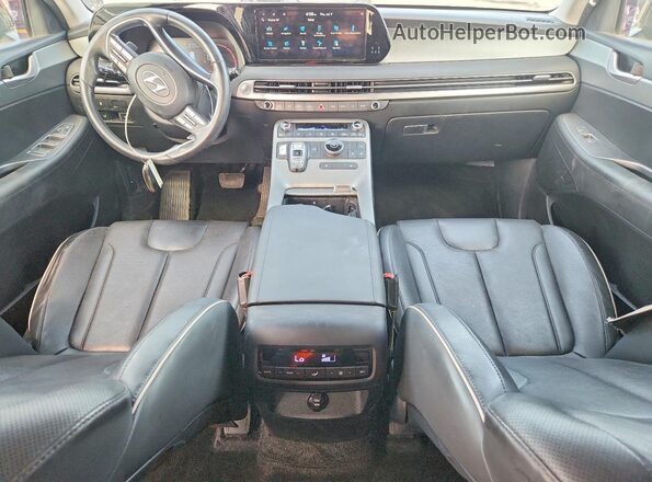 KM8R34GE3PU490424 2023 HYUNDAI PALISADE Black Widok deski rozdzielczej