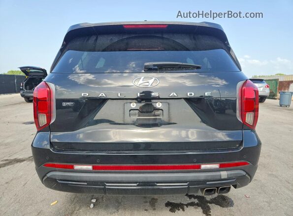 KM8R34GE3PU490424 2023 HYUNDAI PALISADE Black Widok z tyłu