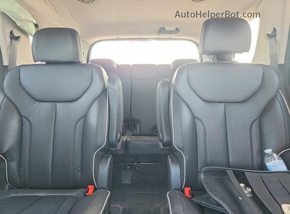 KM8R34GE3PU490424 2023 HYUNDAI PALISADE Black Widok tylnych siedzeń