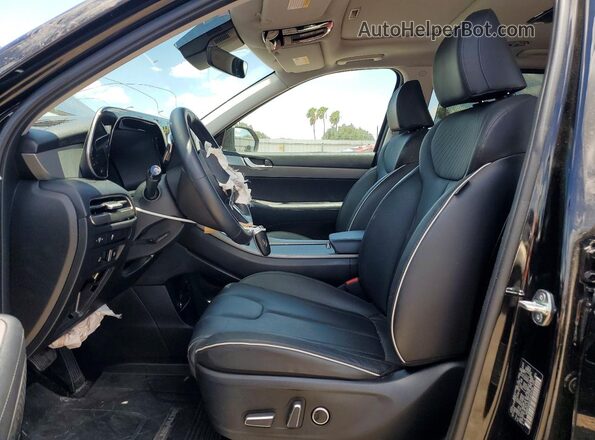 KM8R34GE4RU699786 2024 HYUNDAI PALISADE Black Widok wnętrza z przodu