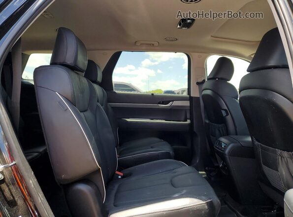 KM8R34GE4RU699786 2024 HYUNDAI PALISADE Black Widok wnętrza z tyłu