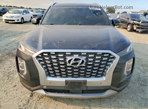 KM8R34HE8LU075883 2020 HYUNDAI PALISADE Gray Widok z przodu
