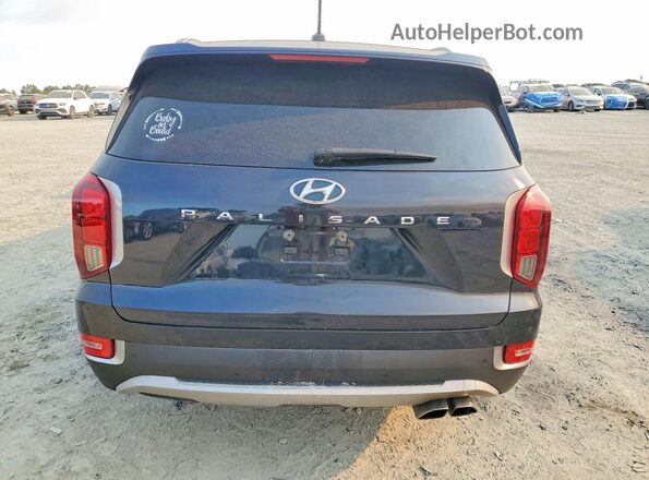 KM8R34HE8LU075883 2020 HYUNDAI PALISADE Gray Widok z tyłu
