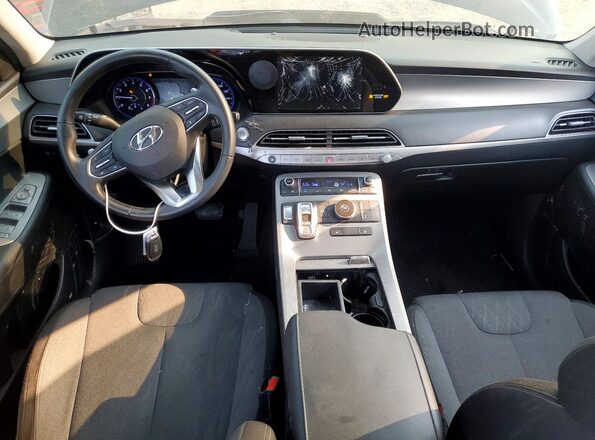 KM8R34HE8LU075883 2020 HYUNDAI PALISADE Gray Widok deski rozdzielczej