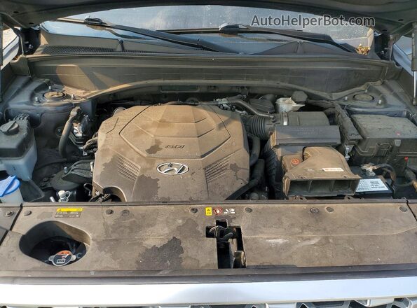 KM8R34HE8LU075883 2020 HYUNDAI PALISADE Gray Widok wnętrza z tyłu