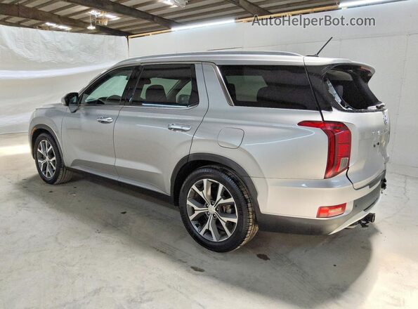 KM8R34HE8NU373823 2022 HYUNDAI PALISADE Silver Trasero izquierdo