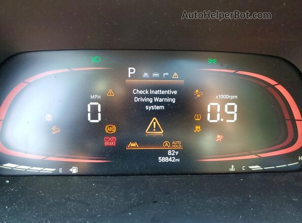 KM8R3DGE3RU741073 2024 HYUNDAI PALISADE Black Սարքավորումների վահանակի տեսք