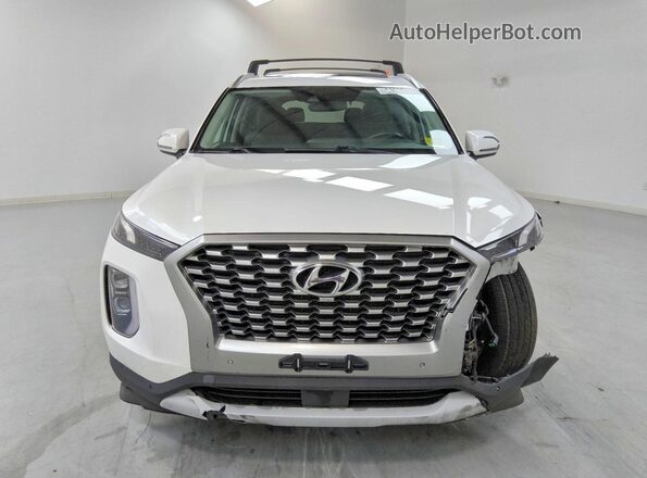 KM8R3DHE7MU254367 2021 HYUNDAI PALISADE Белый Вид спереди