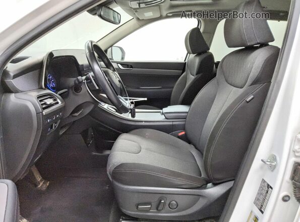 KM8R3DHE7MU254367 2021 HYUNDAI PALISADE Белый Вид салона спереди