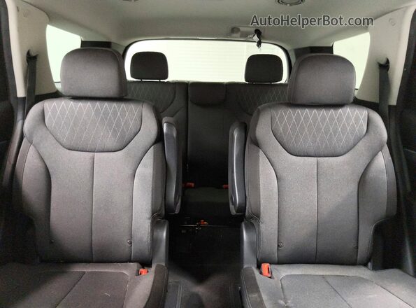 KM8R3DHE7MU254367 2021 HYUNDAI PALISADE Белый Вид задних сидений