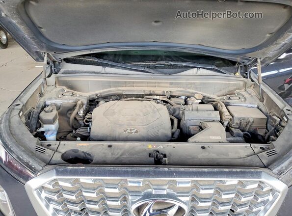 KM8R44HE6LU153803 2020 HYUNDAI PALISADE Black Շարժիչի բաժամունքի տեսք