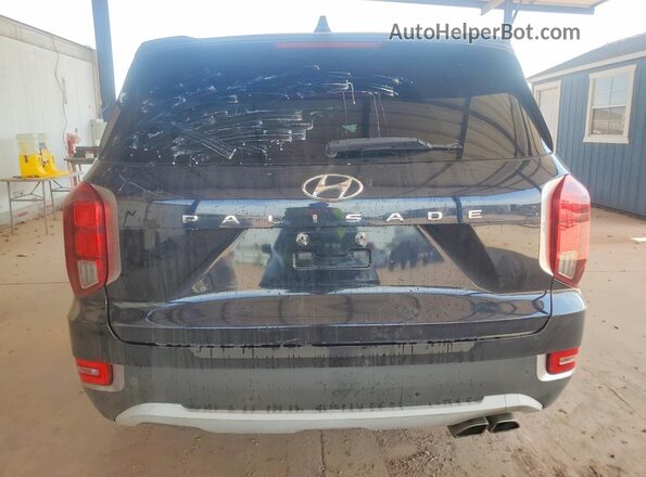 KM8R44HE8LU147775 2020 HYUNDAI PALISADE Black უკანა ხედი
