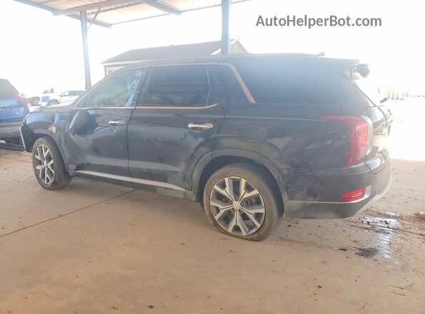 KM8R44HE8LU147775 2020 HYUNDAI PALISADE Black უკანა მარცხენა
