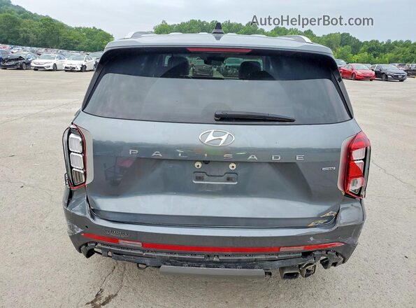 KM8R4DGE0RU758538 2024 HYUNDAI PALISADE Gray Հետևի տեսք